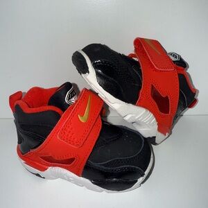 New - Nike Air Diamond Turf  2 Retro mid Black/Gamma Orange size 5c used 2014